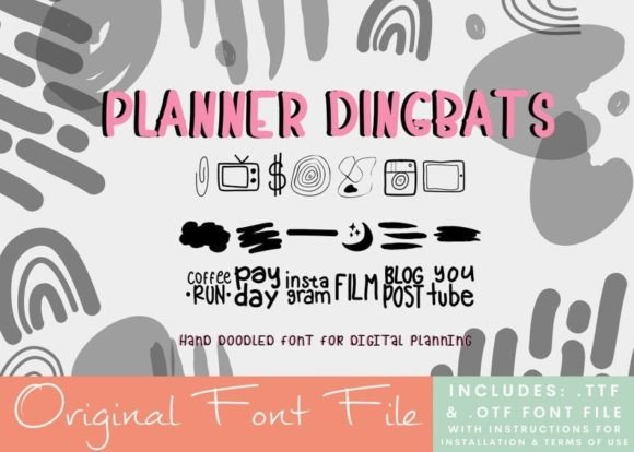 Download Planner Dingbats - Dingbats Collection