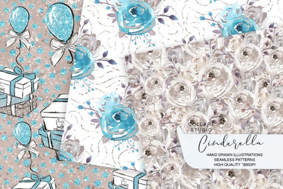 Download Cinderella Papers, Floral Patterns - Floral pattern Collection