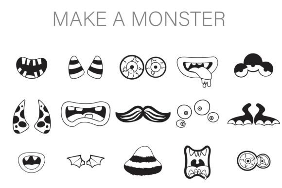 Download Make a Monster Dingbats - Dingbats Collection