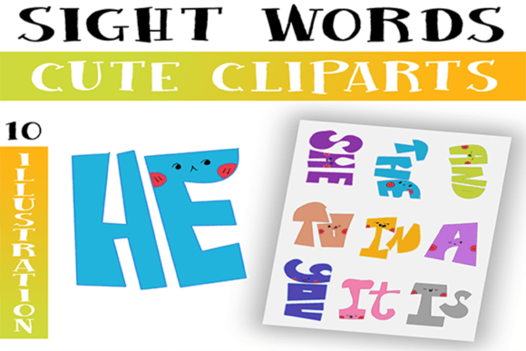 Download Sight Words Cliparts / Commercial Use - Commercial Collection