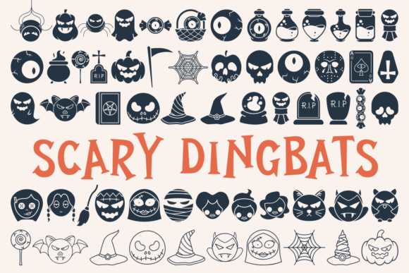 Download Scary Dingbats - Dingbats Collection
